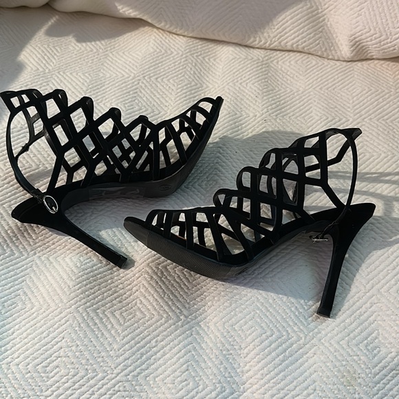NEW Women’s Mossimo Caged Heel Strappy Gladiator Pumps Heels Size 9 - Picture 6 of 7